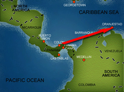 Panama to Aruba